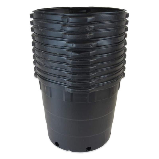 10 Gal. Round Plastic Nursery Pots (10-Pack)