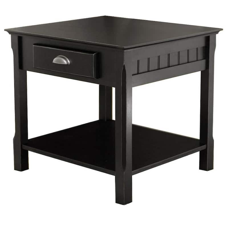 Timber Black End Table