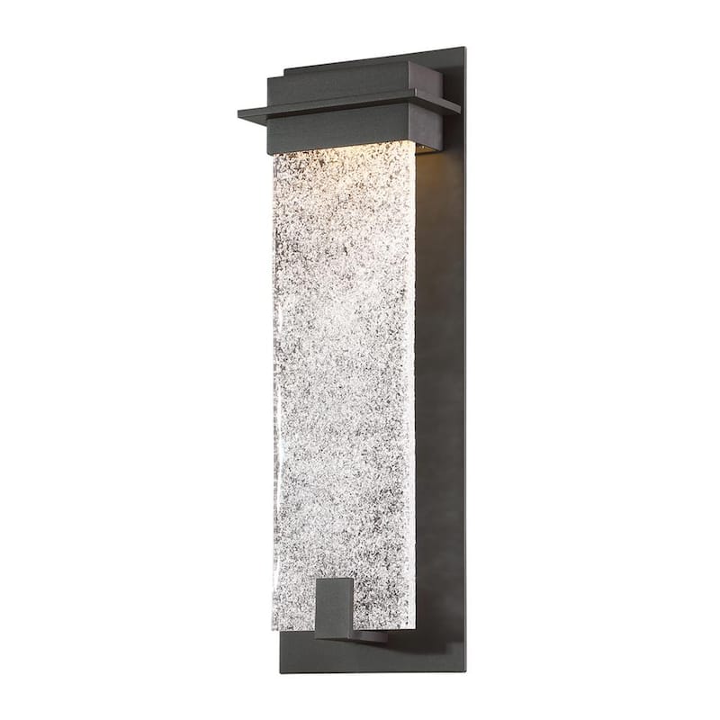 Spa 16 in. Bronze Integrated LED Outdoor Wall Sconce in 3000K