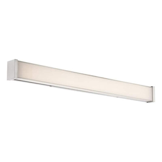 Svelte 34 in. Brushed Nickel LED Vanity Light Bar and Wall Sconce, 2700K