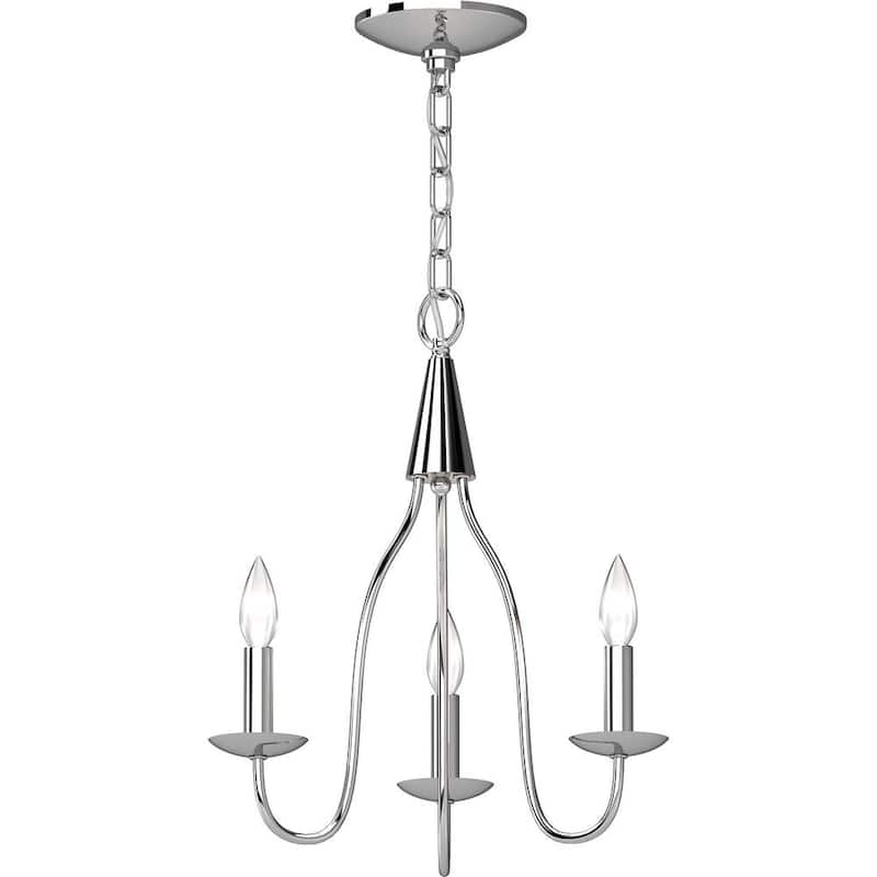 Windsor 3-Light Chrome Chandelier