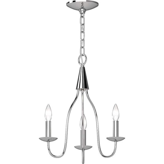 Windsor 3-Light Chrome Chandelier