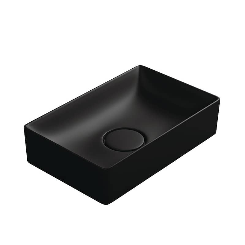 Vision 6042 Vessel Bathroom Sink in Matte Black