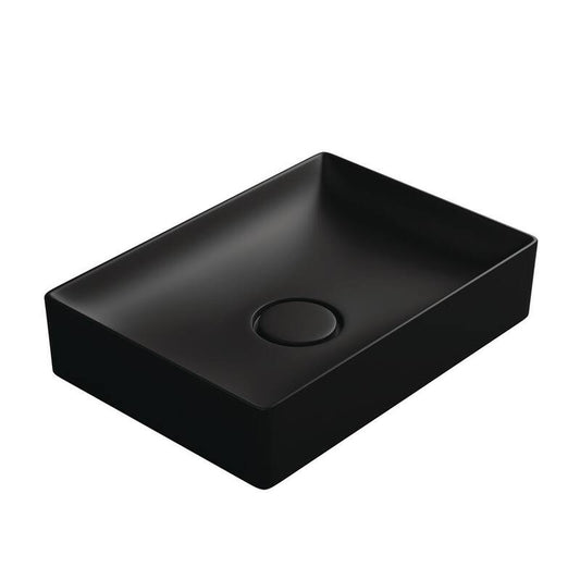 Vision 6050 Vessel Bathroom Sink in Matte Black