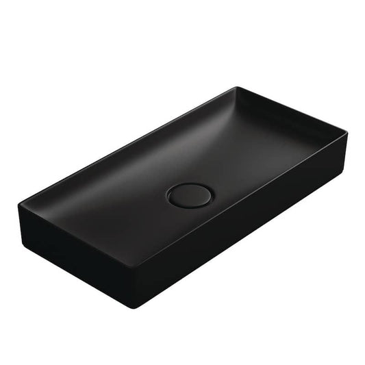 Vision 6075 Vessel Bathroom Sink in Matte Black