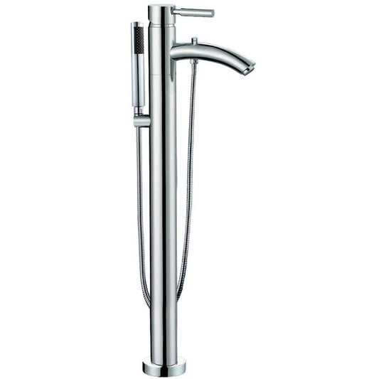 Taron Single-Handle Freestanding Tub Faucet in Polished Chrome