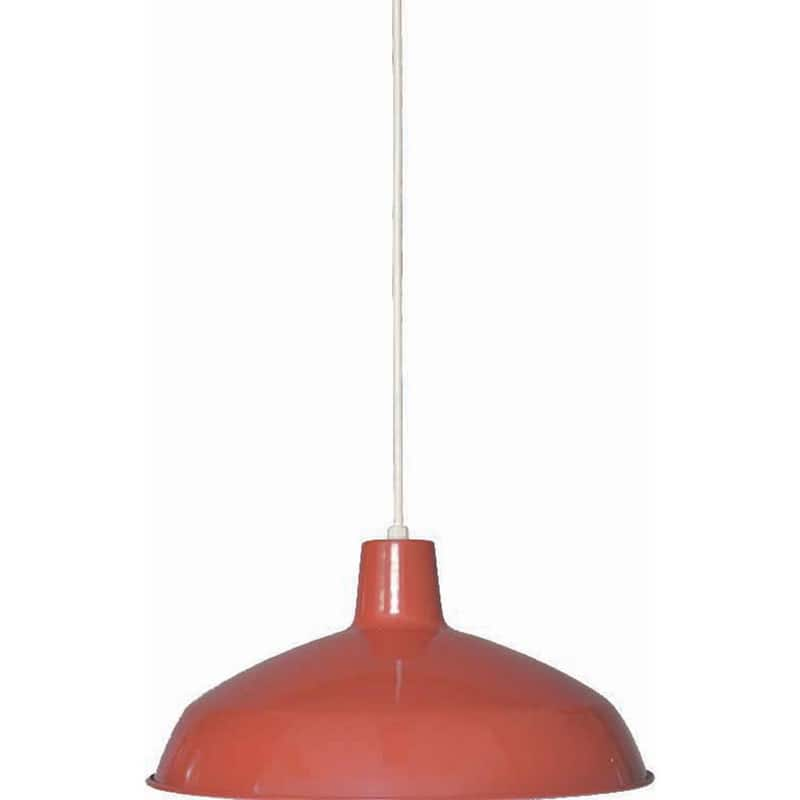 1-Light Red Interior Pendant