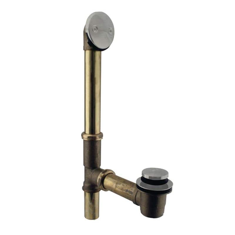 10 in. 17 Gauge Brass Tip-Toe Drain