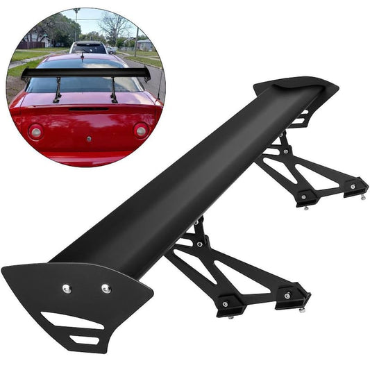 Universal GT Wing Spoiler 43.3 in. Lightweight Aluminum Single Deck JG137-2 Adjustable Angel Single Deck