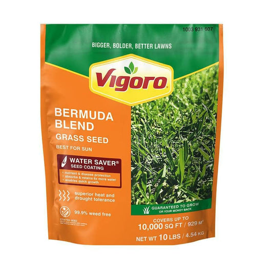 10 lbs. Bermuda Grass Seed Blend with Water Saver Seed Coating