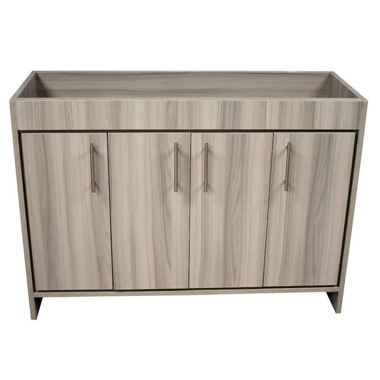 Villa 48 in. W x 18 in D Bath Vanity Cabinet Only in Ash Gray