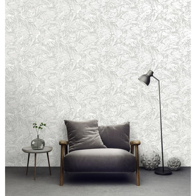 Textured Ink Paper Strippable Wallpaper (Covers 57 sq. ft.)