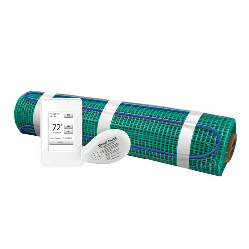 TempZone 12 ft. x 18 in. 120-Volt Radiant Floor Heating Roll with Wi-Fi Touch Screen Thermostat (Covers 18 sq. ft.)