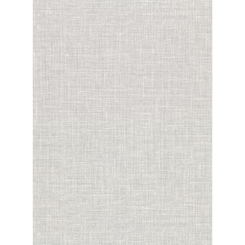 Upton Light Grey Faux Linen Vinyl Strippable Roll (Covers 60.8 sq. ft.)