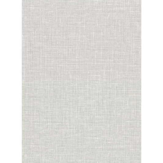 Upton Light Grey Faux Linen Vinyl Strippable Roll (Covers 60.8 sq. ft.)