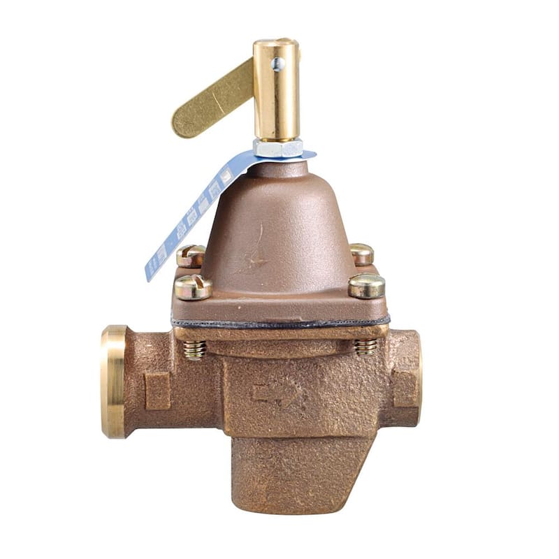 1/2 in. Bronze High Capacity Feed Water Pressure Regulator, NPT Threaded Inlet