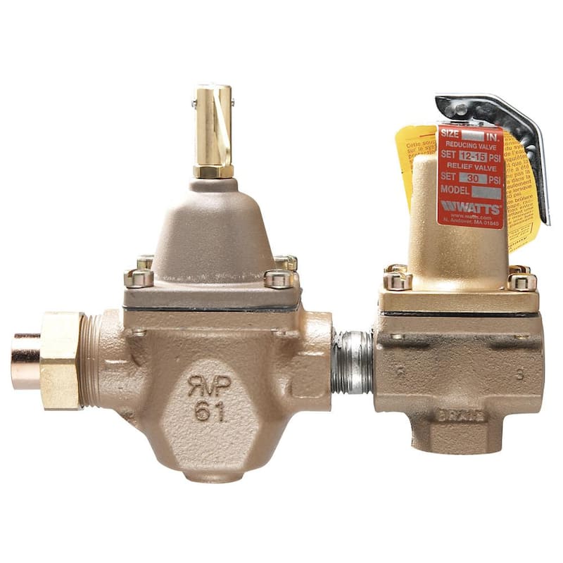 1/2 in. Cast-Iron FPT Dual-Control Regulator and Relief Valve