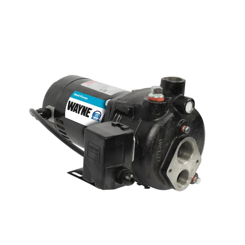 Upgraded 1/2 HP Cast Iron Convertible Well Jet Pump