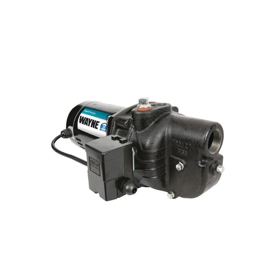 Upgraded 1/2 HP Cast Iron Shallow Well Jet Pump