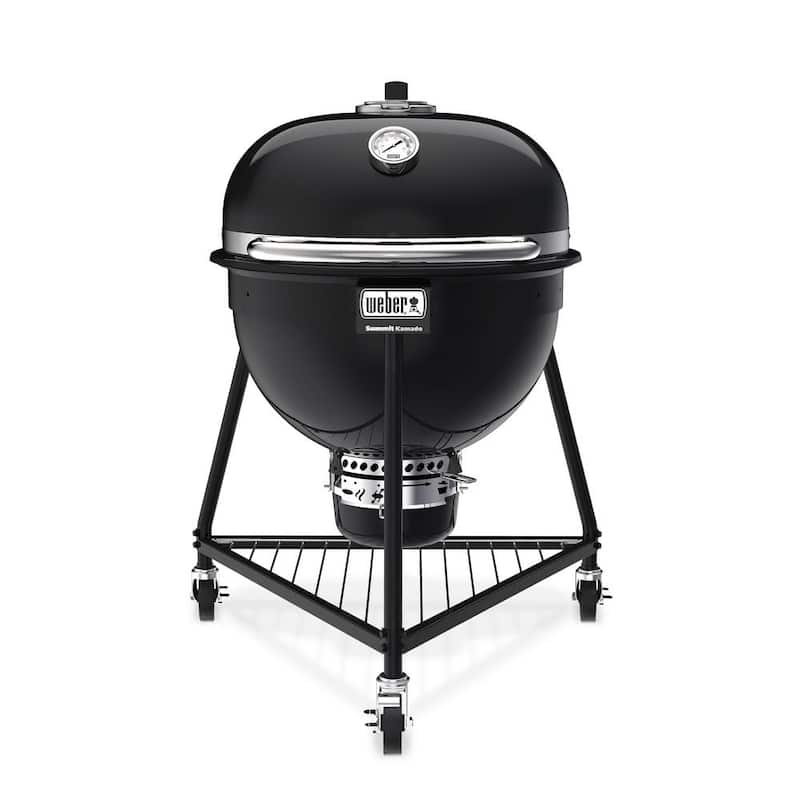 Summit Kamado E6 24 in. Charcoal Grill in Black