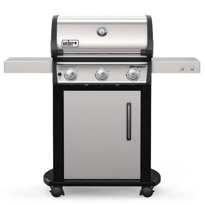 Spirit S-315 3-Burner Propane Gas Grill in Stainless Steel