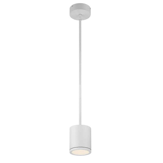 Tube 1-Light White ENERGY STAR LED Indoor or Outdoor Pendant