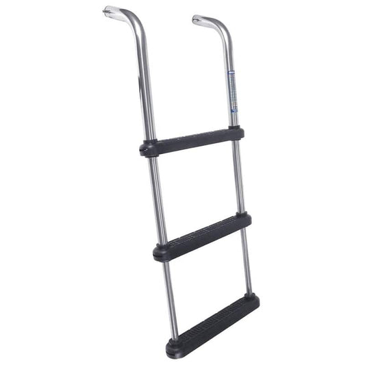 Under Platform Telescoping 3-Step Ladder - Plastic Molded Steps